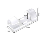 Self-Adhesive Cable Clips Wire Management Holder Tidy Desk Home Office UK