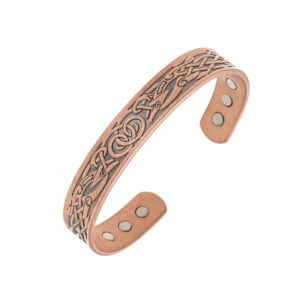 mens copper magnetic bangle bracelet cuff pain relief arthritis carpel tunnel