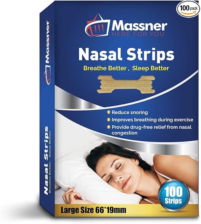 Nasal Strips for Sleeping, Large 100 Pack