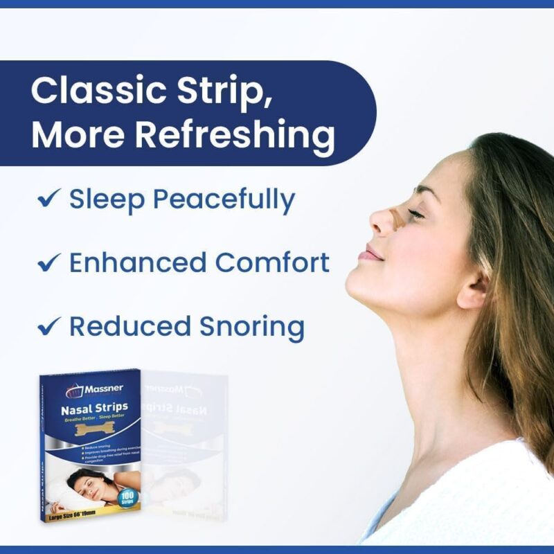 Nasal Strips for Snoring, Large 100 Pack - - Image 6